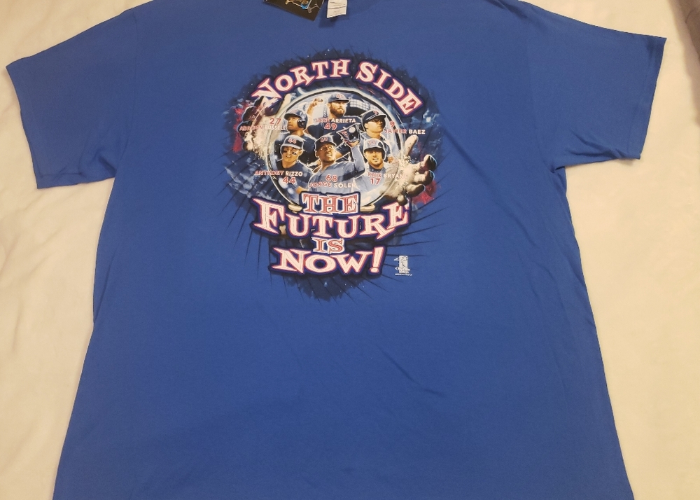 NWT Chicago Cubs Gildan cotton shirt 2XL - Picture 1 of 8